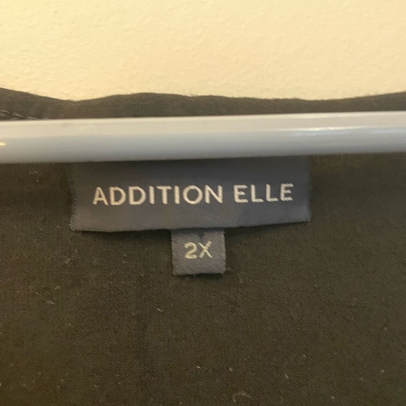 Plus Size Addition Elle Black Blouse - Picture 2 of 3
